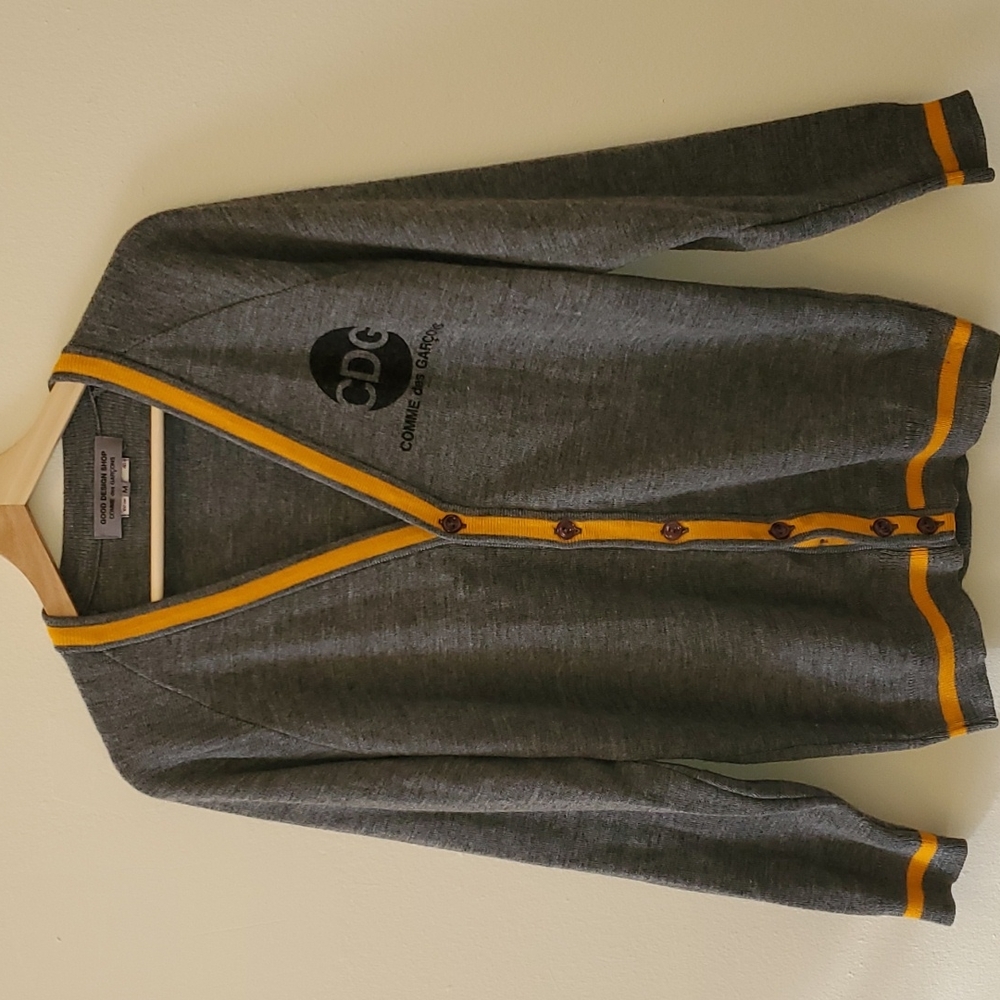 Comme des Garcon (Good Design Shop) Grey Knit Cardiga